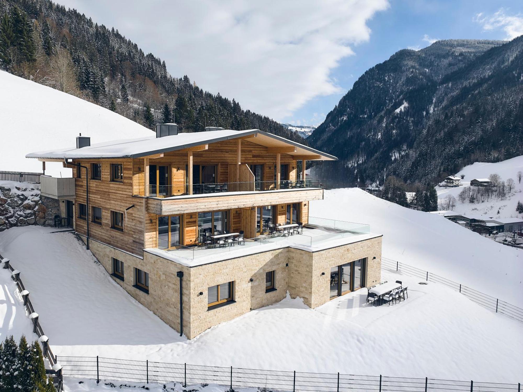 Alpenparks Chalet & Apartment Steve Lodge Viehhofen Exterior photo